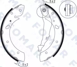 Комлект тормозных накладок FOMAR Friction FO 9047